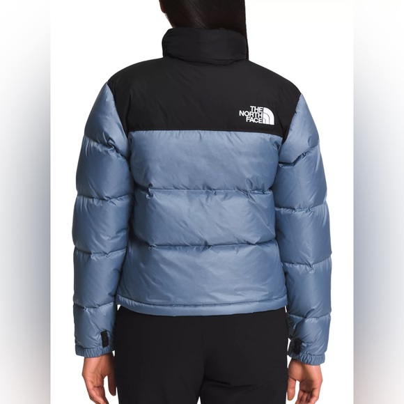 NWT The North Face 1996 Retro Nuptse Blue/Black Duck Down Puffer Jacket Coat- XS - Picture 6 of 16